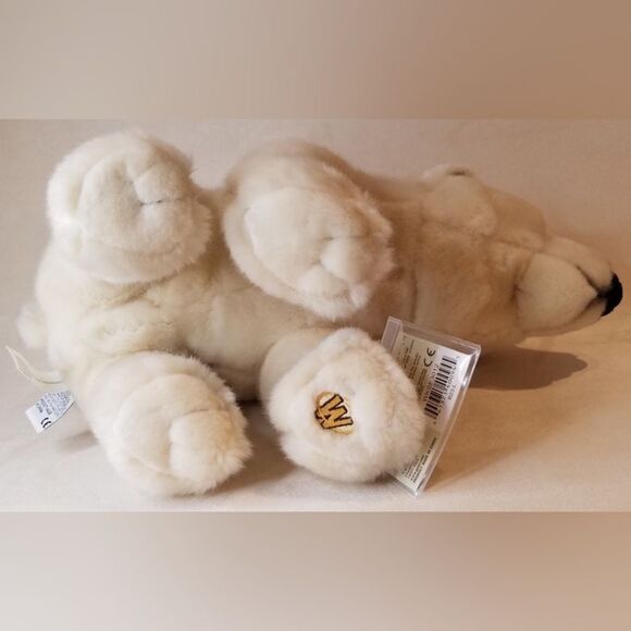 Nwt Vtg Ganz Webkinz Stuffed White Toy Bear Endangered Polar Plush Animal - Picture 6 of 14